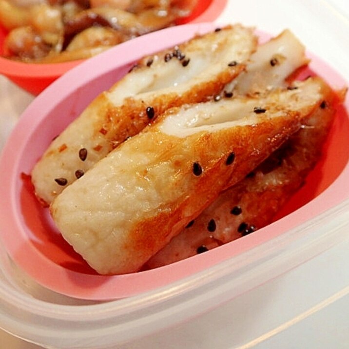 お弁当　竹輪の和風炒め